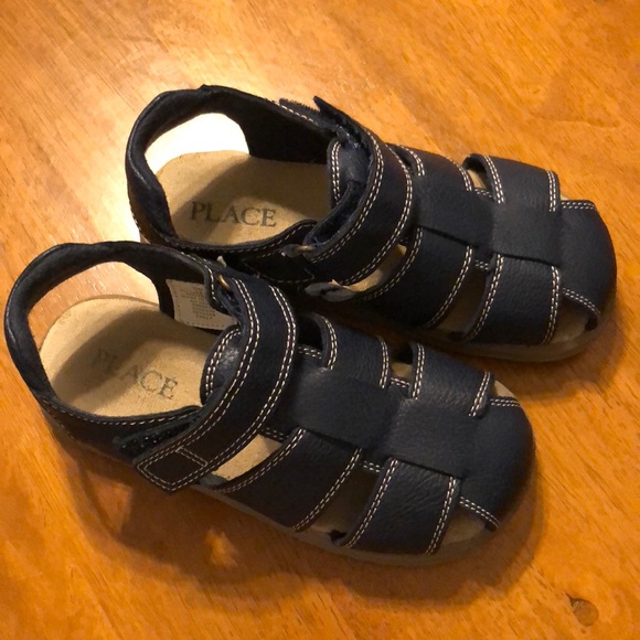 boys navy sandals